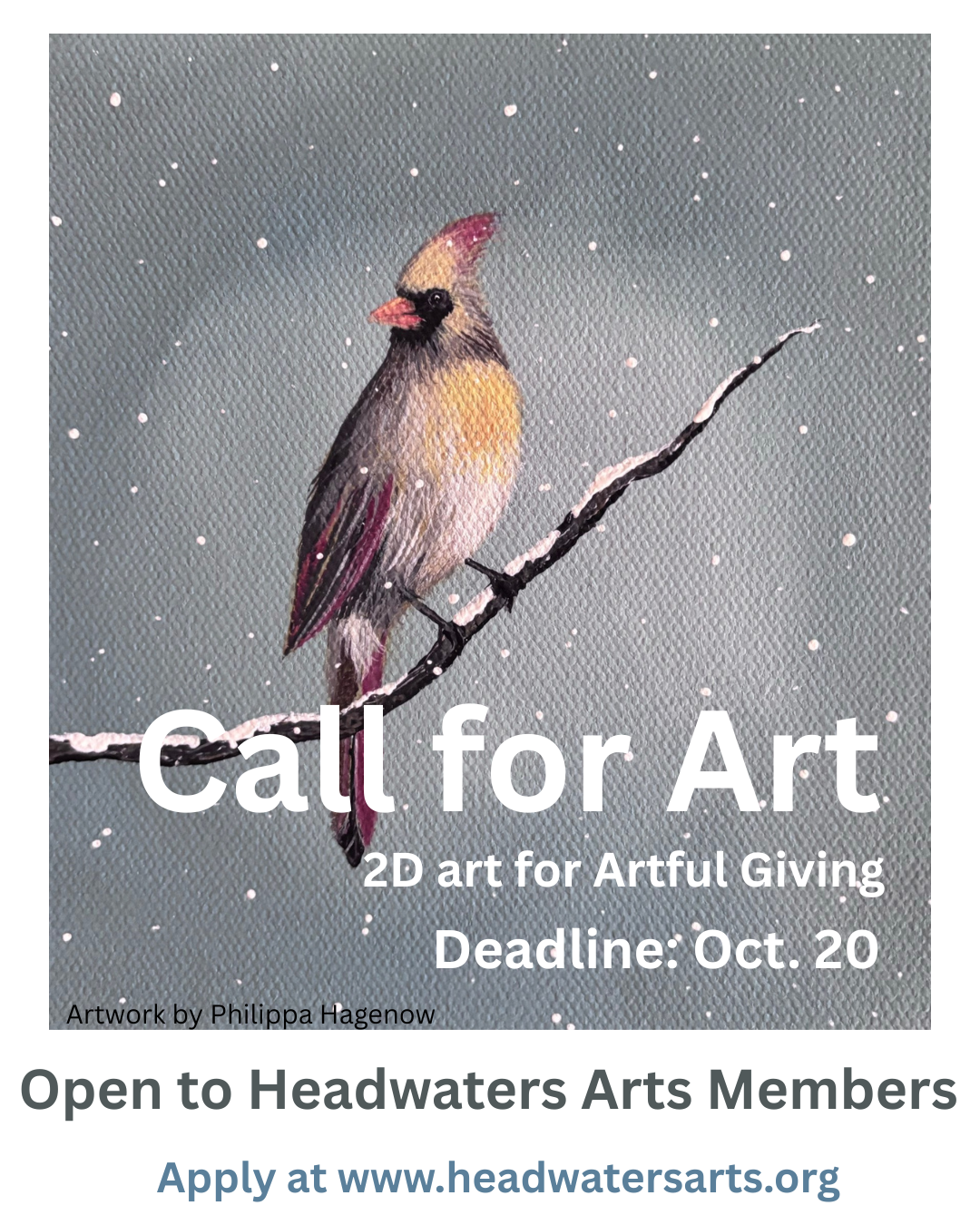 Call to Artists for Christmas show Artful Giving