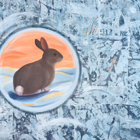 Katia Howatson - Tranquility - Mixed Media - 40x30x1.5