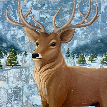 Katia Howatson - A Little Magic - Mixed Media - 30x24x1.5