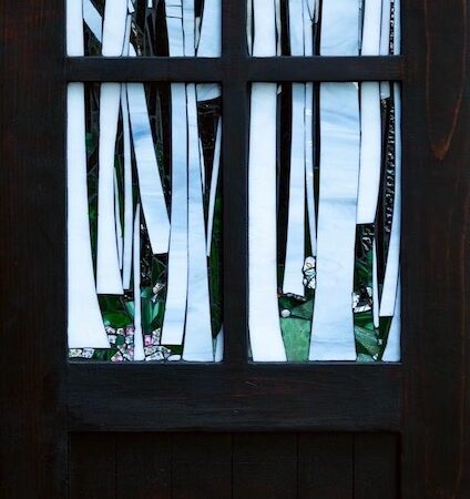 MaryLou Hurley - Outside My Door - Mixed Media Mosaic - 50.5x21