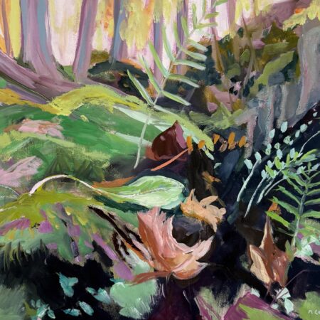 Natasha Lehman - Foraging - oil - 20 by 16