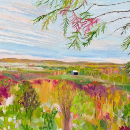 Natasha Lehman - Metcalfe Trail Lookout - oil - 24 by 36