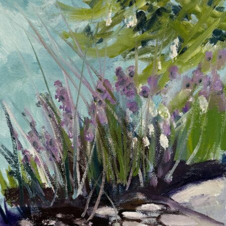 Natasha Lehman - River Series 3 - oil - 8 by 8