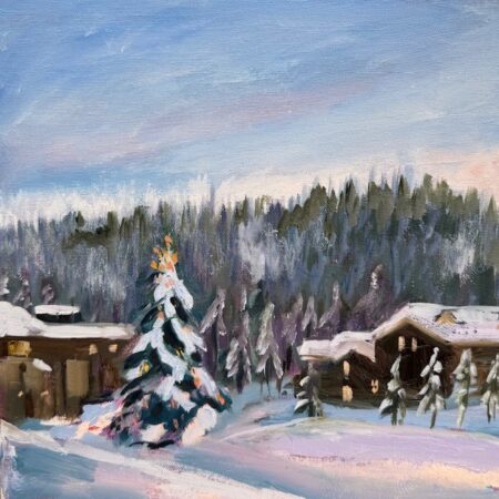 Natasha Lehman - Silent Night - oil - 12 by 12