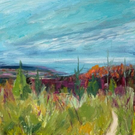 Natasha Lehman - Top of Camperdown - oil - 12 by 12