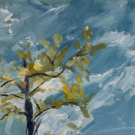 Natasha Lehman - River Series 2 - oil - 8 by 8