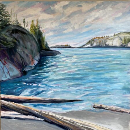 Natasha Lehman - At Every Turn (includes Frame) - oil - 36 by 36