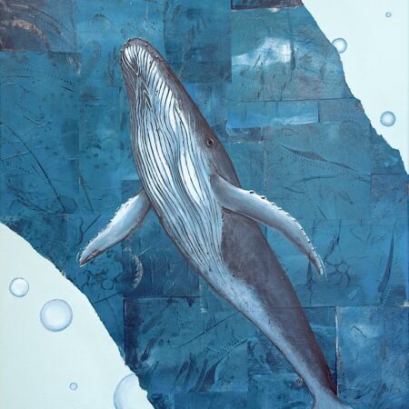 Katia Howatson - Beautiful Beast - Mixed Media - 18 x 24 x 0.75 in.