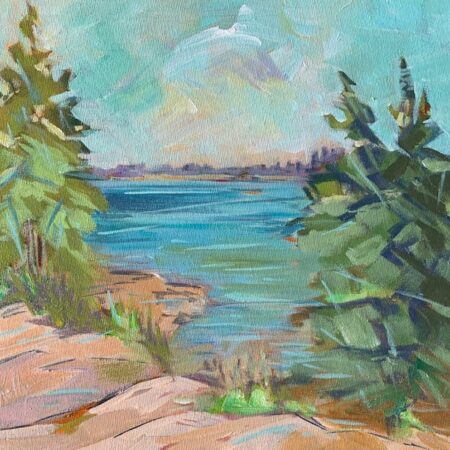 Skell007 - Susan Kelly - Guelph Lake from the Island - Acrylic