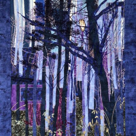 Janice Gittings - Winter Woods - Fibre - 35 x 27.5x.5