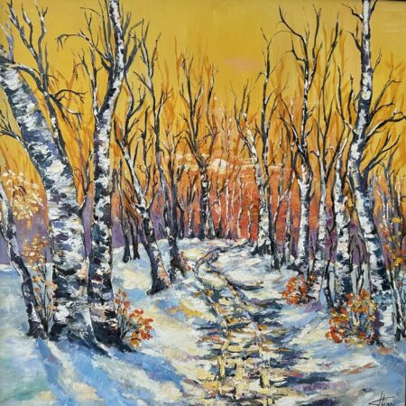 Victor Gligor - Last Light - oil - 24x24x1.5