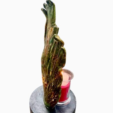 Bhavna Bhatnagar - Candle Light Stand - Clay - 17x6x6