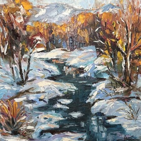 Victor Gligor - Sunset Light - oil - 12x12x1.5