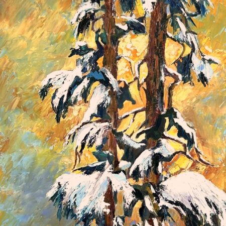 Victor Gligor - Brotherhood - oil - 36x18x1.5