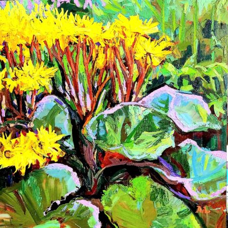 Alina Lloyd - Ligularia - Acrylic - 24"x24"