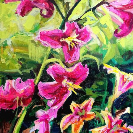 Alina Lloyd - Lilly Light - Acrylic - 18"18"