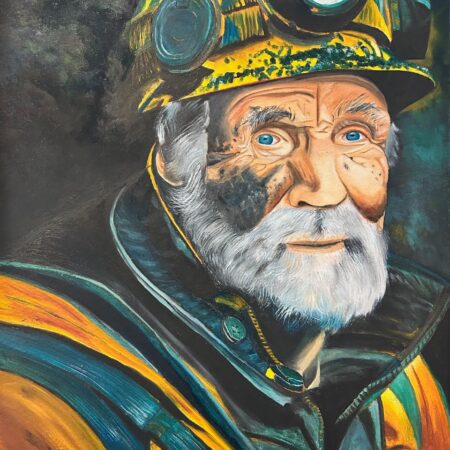 Marjorie Gegear - Working Class Hero - Oil on Canvas - 20x24x1.5