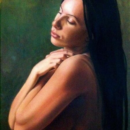 Stuart Curtis - Kristyna - oil on canvas - 14x11x1