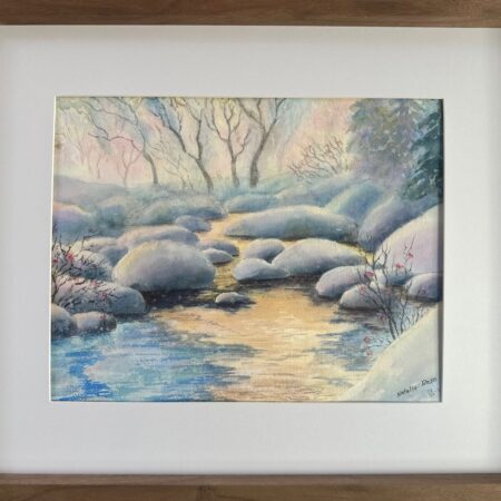 Natalia Rose - When Winter's Silence Speaks - Watercolour - 11 x 14 x 1