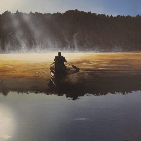 Bill CARROLL - Delight in serenity - acrylic on wood - 23x15x1.1/2