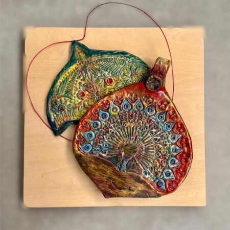 Bhavna Bhatnagar - Imprint - Wall Mural - Clay - 12x12x6