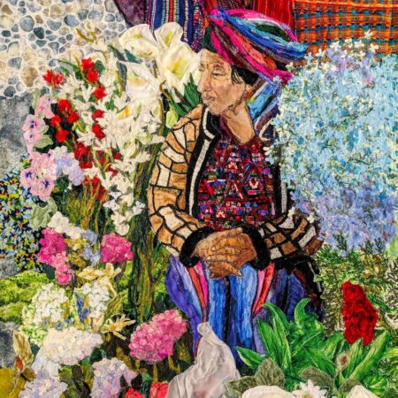 Lynn Gilbank - Wednesday Market - textiles - 24x18x1