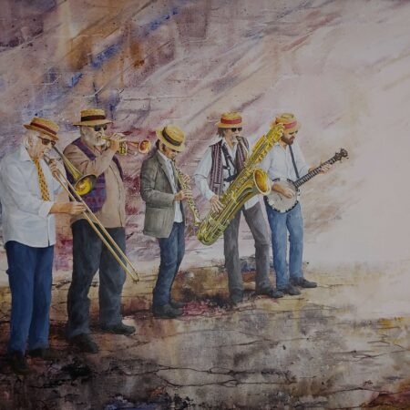 Bill CARROLL - Wondrous joy of music - acrylic on canvas - 24x30x1