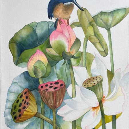 Hildegarde Sausik - A fragrance of Emotion - Watercolour - 24 x 18 x 1.5