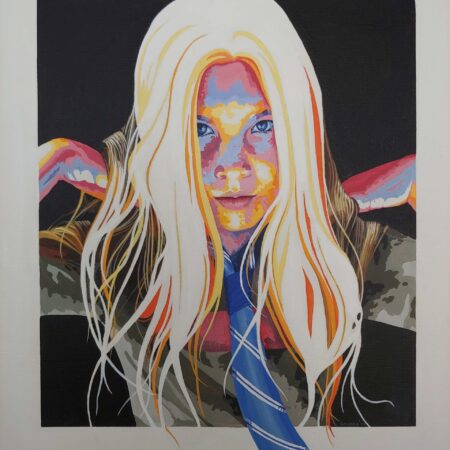 Bill Carroll - Colours of youth - acrylic on canvas - 24x18x1