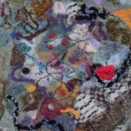 Lynn Gilbank - Whimsey - textile - 12x12x1