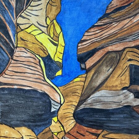 Gail Backus-Clark - Antelope Canyon Arizona - Watercolour - 14x10x.01