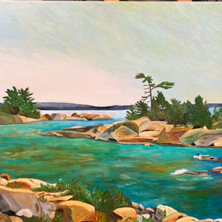 Marj Gegear - Georgian Bay, The North Channel - Oil on Canvas - 20x30
