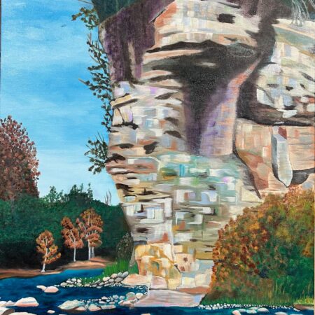 Marj Gegear - Elora, Lovers Leap - Oil on Canvas - 24x18