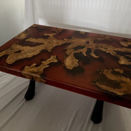 George McCart - Table #2 - Spalted Maple with Epoxy - 19 x 35.5 x 24