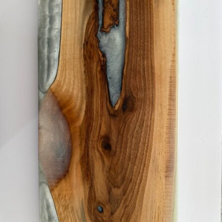 George McCart - Serving Tray #9 - Black Walnut with Epoxy - 12 x 23