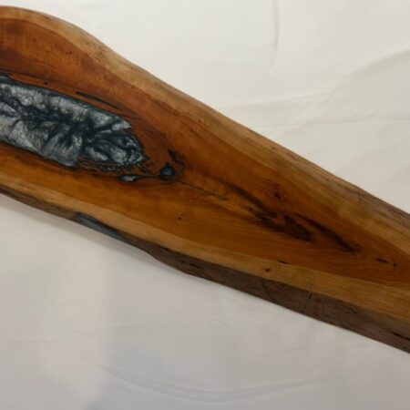 George McCart - Serving Tray #16 - Maple with Epoxy - 10 x 41