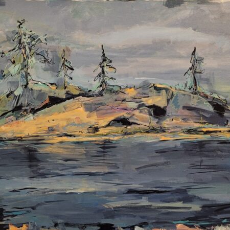 Joanne Lomas - North Channel Lines - Acrylic - 30 x 40