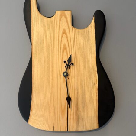 George McCart - Guitar Clock #3 - Ash with Epoxy - 18 x 12