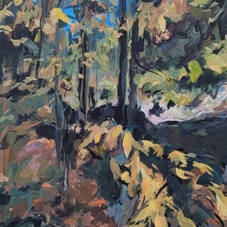 Joanne Lomas - Forest Finds - Acrylic - 15 x 30