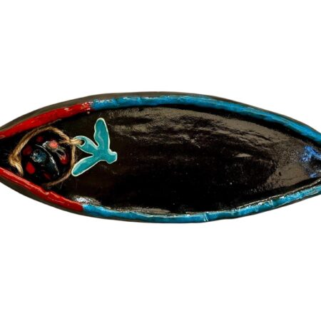 Bhavna Bhatnagar - Expedition - Ceramic - Platter/decorative boat - 9x9x5.