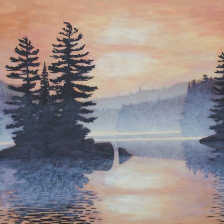 David Moir - RemoteLonley Island - Oil on Canvas - 16 x 20 x 1