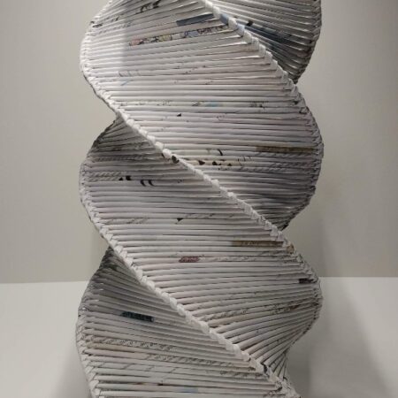 Fabienne Good - Echoes of Change - paper-sculpture - 17x9.5x9.5