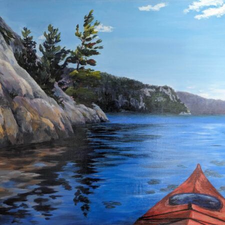 Sheryl Teasell - Adventure Awaits - Acrylic - 18" x 24" x 1.5"