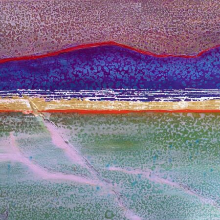 Emilia Perri - Lightening Strikes - Acrylic & Mixed Media on Canvas - 30" x 72"