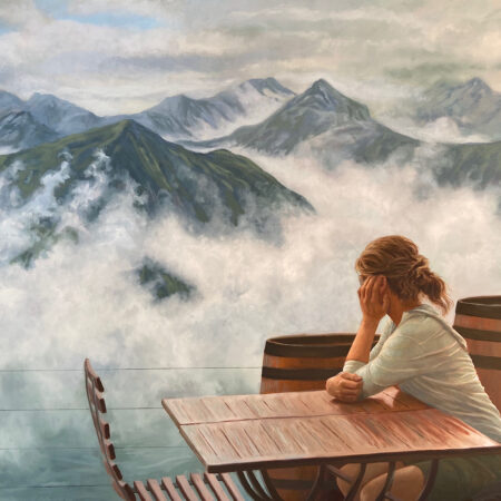 Angela Burdon - She Wonders… - Oil on canvas - 30x40x1.5