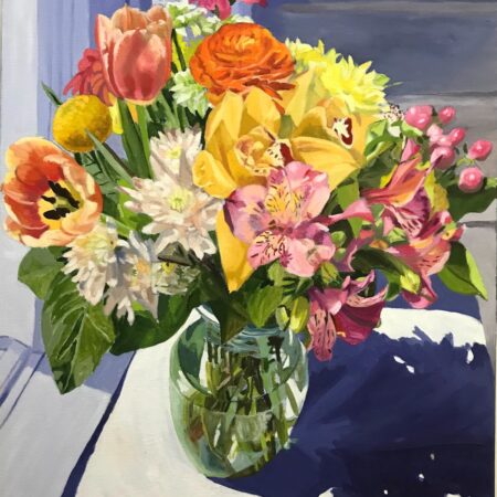 Piera Pugliese - What is Sunshine to Flowers - Oil on canvas - 20”x16”