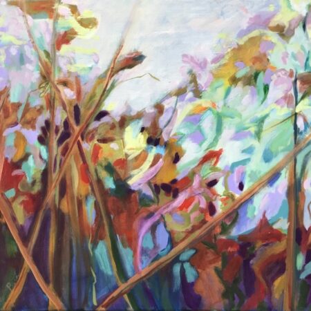 Piera Pugliese - Uprising of Weeds - oil on canvas - 18"x24"