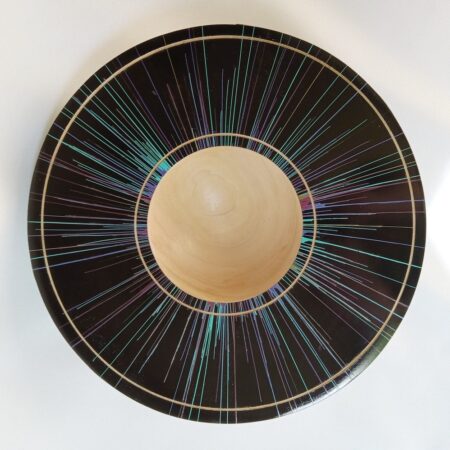 Lucy Kristan - I've Got the Spinneys - Box Alder with Paint Finish Food Safe - 9 1/4 x 2