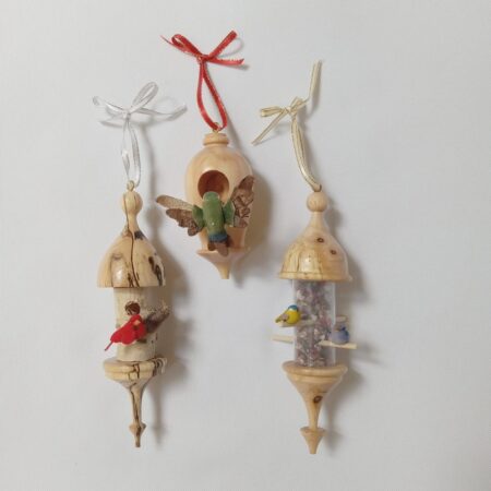 Lawrence and Lucy Kristan - The Birds & the Bees Decorations - Various Woods - various sizes