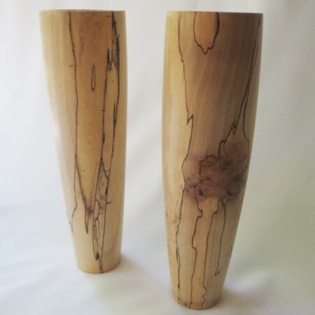 Lawrence Kristan - Show Off - Spalted Maple Vase - 13 3/4 x 4